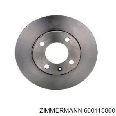 Тормоз дисковый передний Zimmermann 600115800 цена, от 18.87 USD