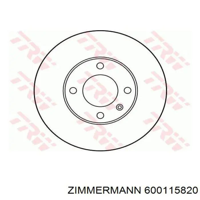 Купить 600115820 Zimmermann Ротор тормозной