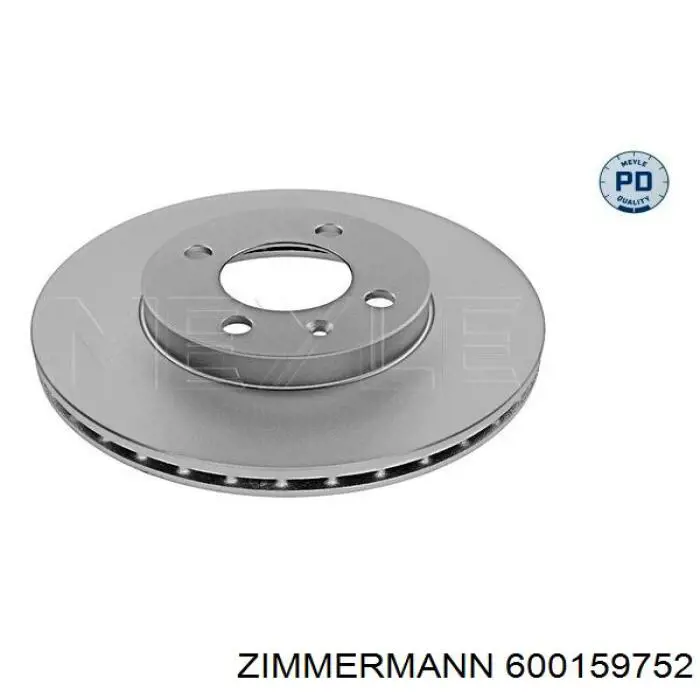 Передние тормозные диски 600159752 Zimmermann