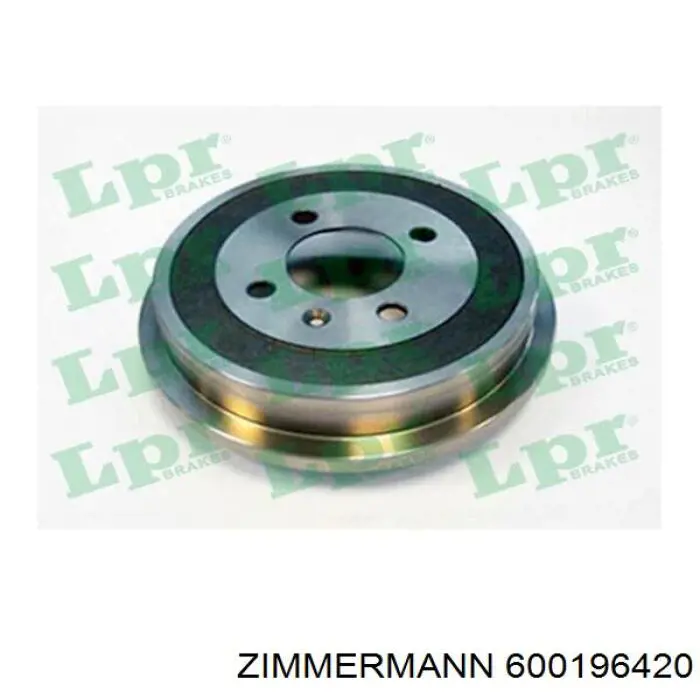 Барабан тормозной задний Zimmermann 600196420 цена, от 26.17 USD