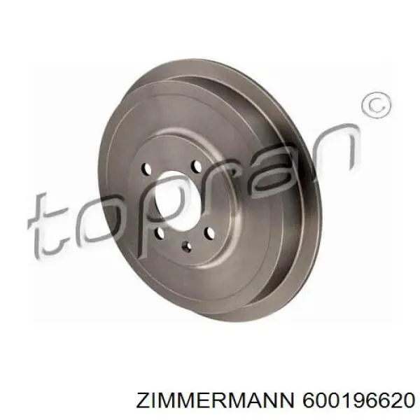 Барабан тормозной задний Zimmermann 600196620 цена, от 41.52 USD