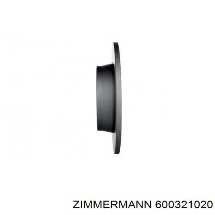 Купить 600321020 Zimmermann Диск тормозной задний