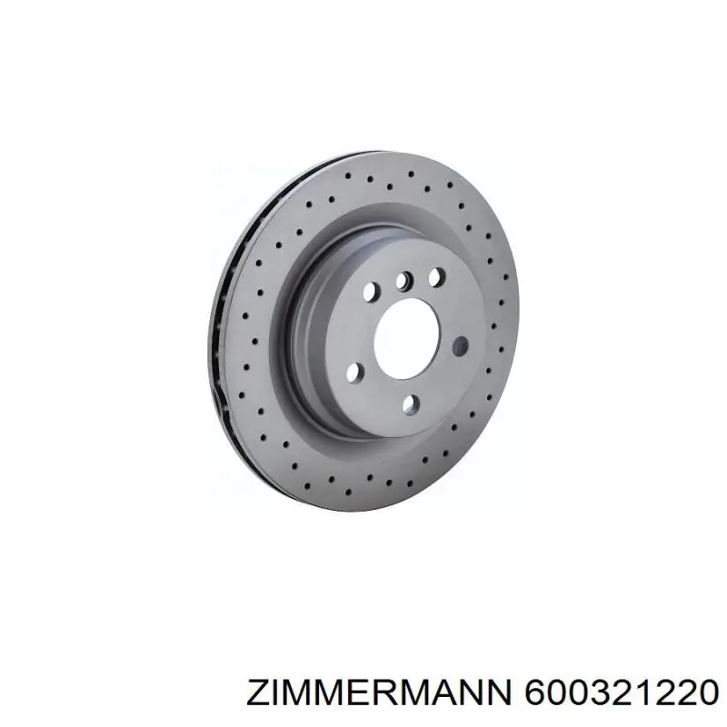 Тормоз дисковый передний Zimmermann 600321220 цена, от 46.64 USD