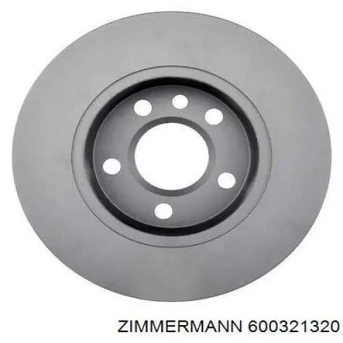 Задний дисковый тормоз Zimmermann 600321320