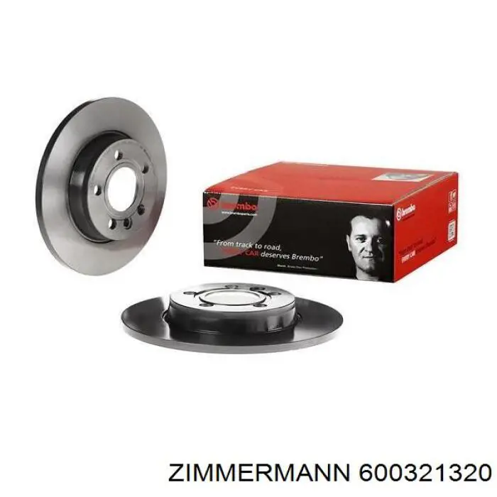 Задний тормозной диск Zimmermann 600321320 цена, от 32.41 USD