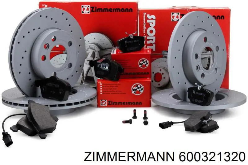 Тормозные диски 600321320 Zimmermann