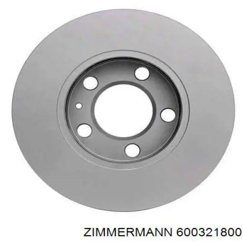 Передние тормозные диски 600321800 Zimmermann