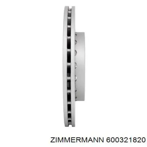 Передние тормозные диски 600321820 Zimmermann