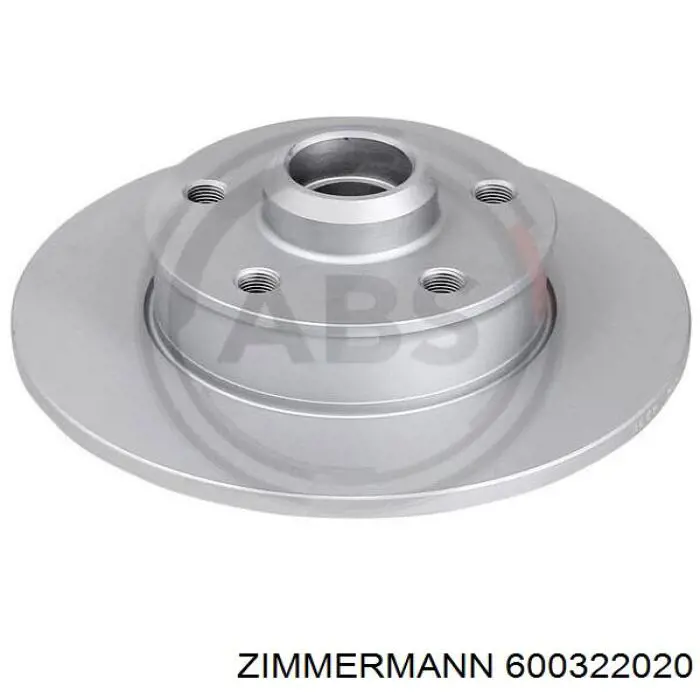 Тормозные диски 600322020 Zimmermann