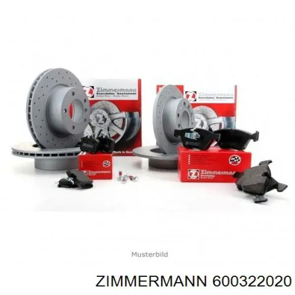 600322020 Zimmermann Дисковый тормоз