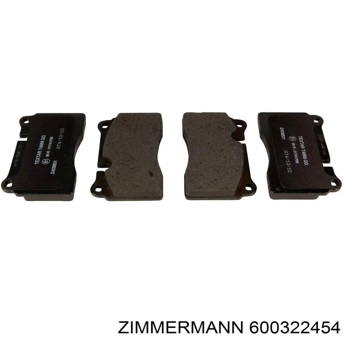 600322454 Zimmermann Диск тормозной передний