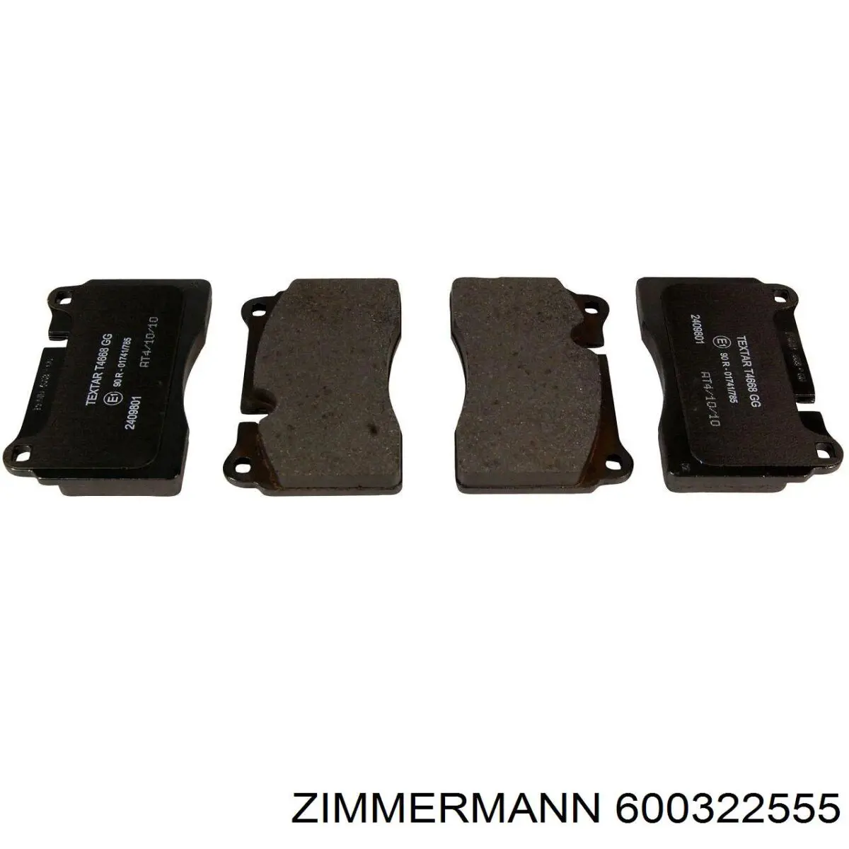 600322555 Zimmermann Диск тормозной передний