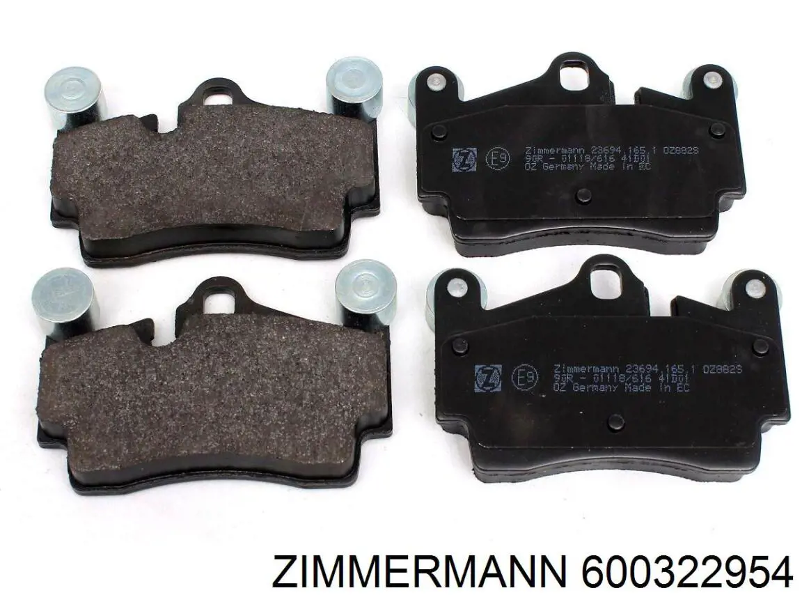 Купить 600322954 Zimmermann Диск тормозной задний