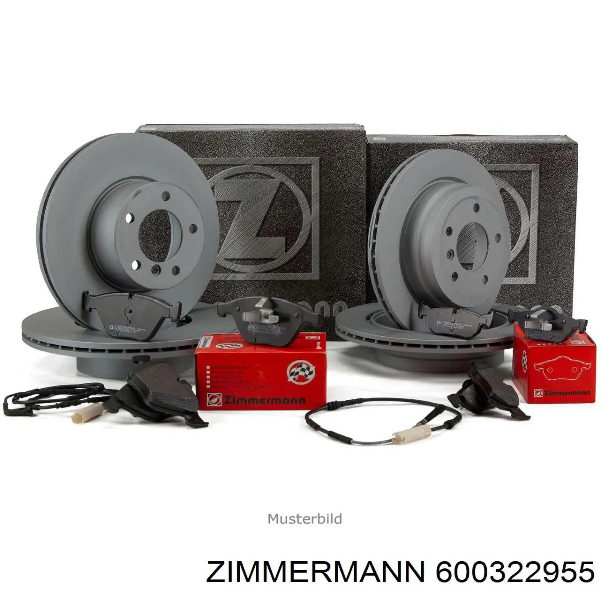 600322955 Zimmermann Дисковый тормоз