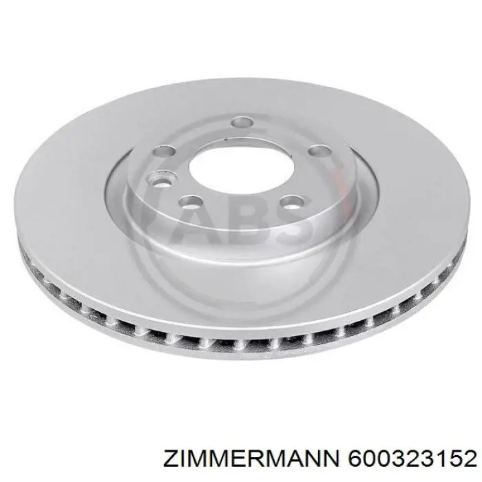 Тормоз дисковый передний Zimmermann 600323152 цена, от 65.30 USD