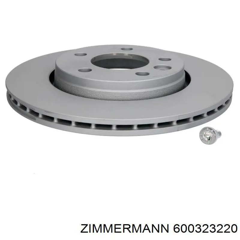 Купить 600323220 Zimmermann Диск тормозной задний