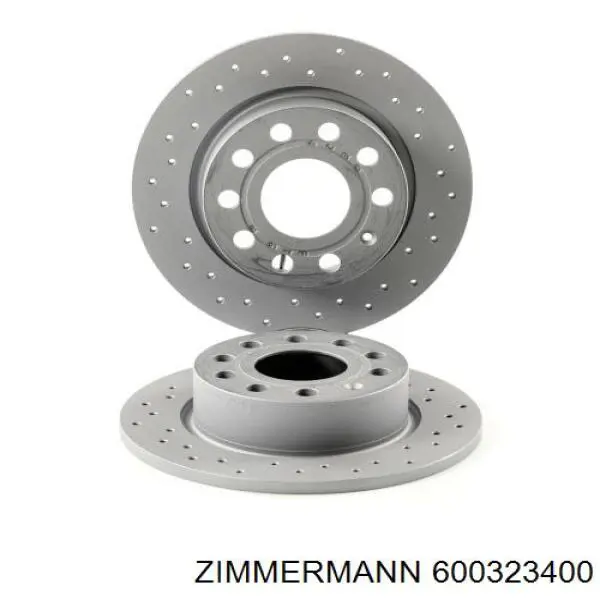 600323400 Zimmermann диск тормозной задний