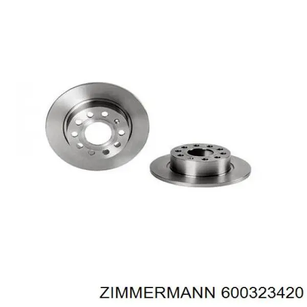 Задний дисковый тормоз Zimmermann 600323420