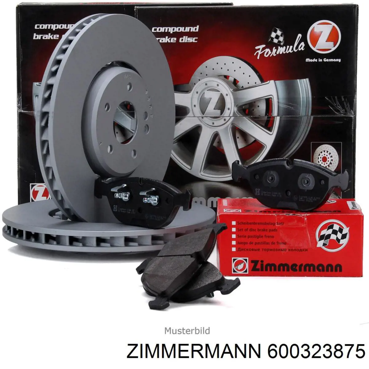 Купить 600323875 Zimmermann Ротор тормозной