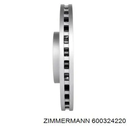 Передние тормозные диски 600324220 Zimmermann