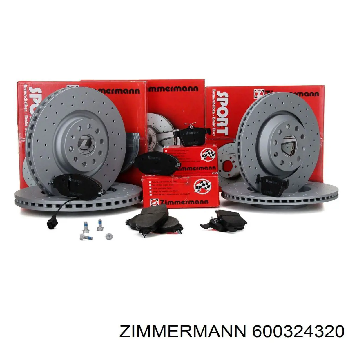 Передний тормозной диск Zimmermann 600324320