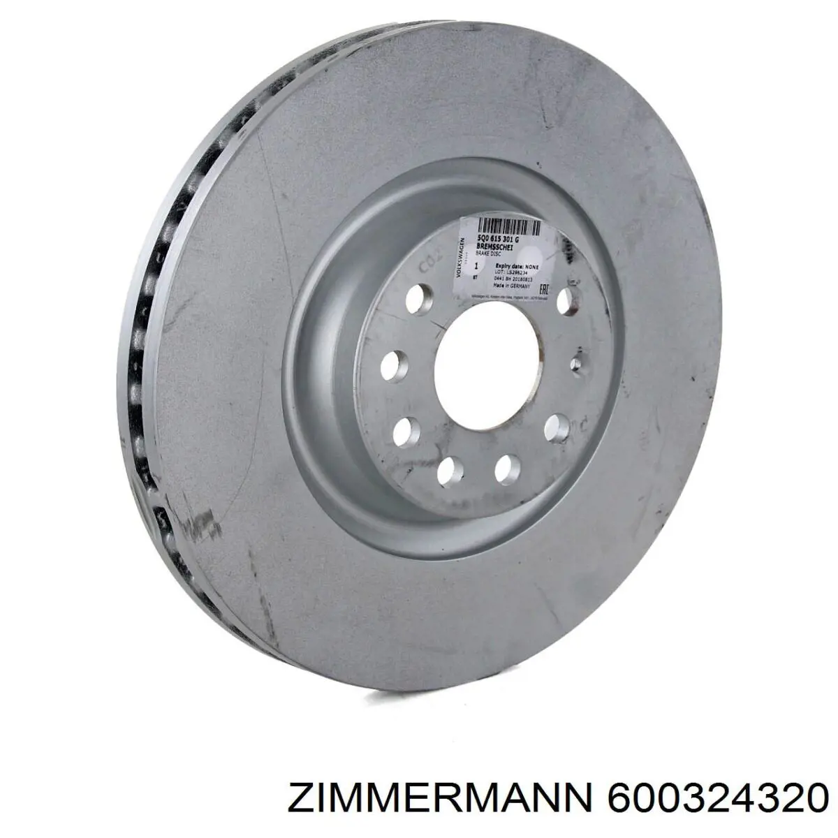 600324320 Zimmermann Диск тормозной передний