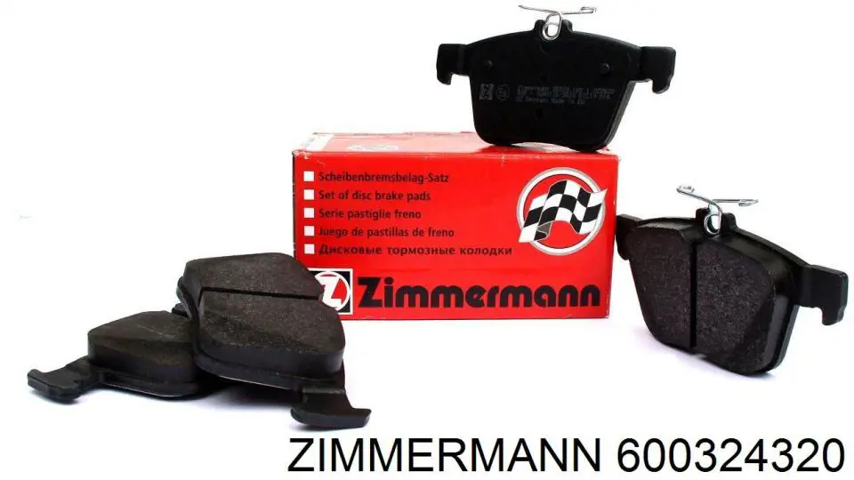 Передние тормозные диски 600324320 Zimmermann