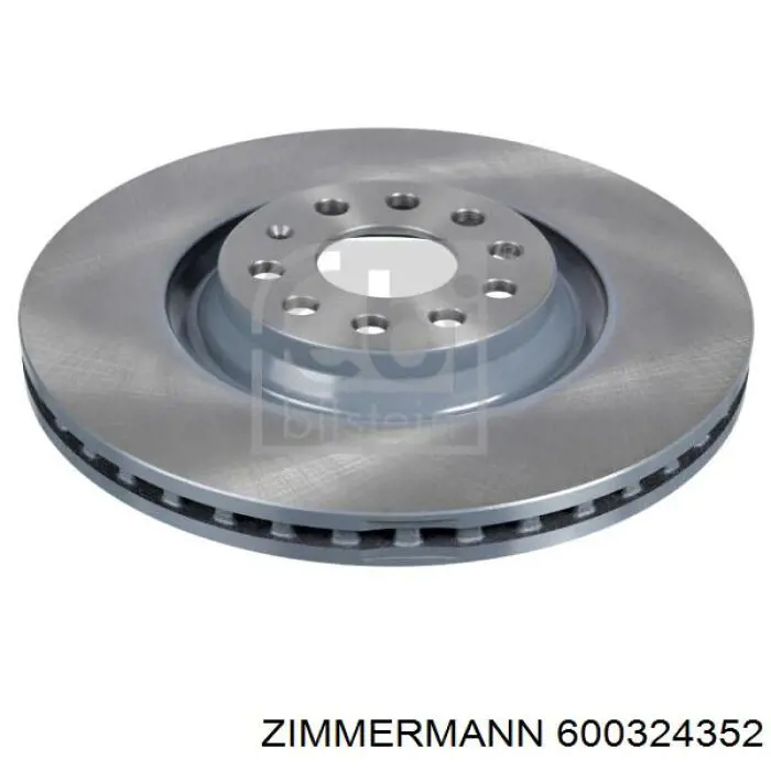 Купить 600324352 Zimmermann Ротор тормозной