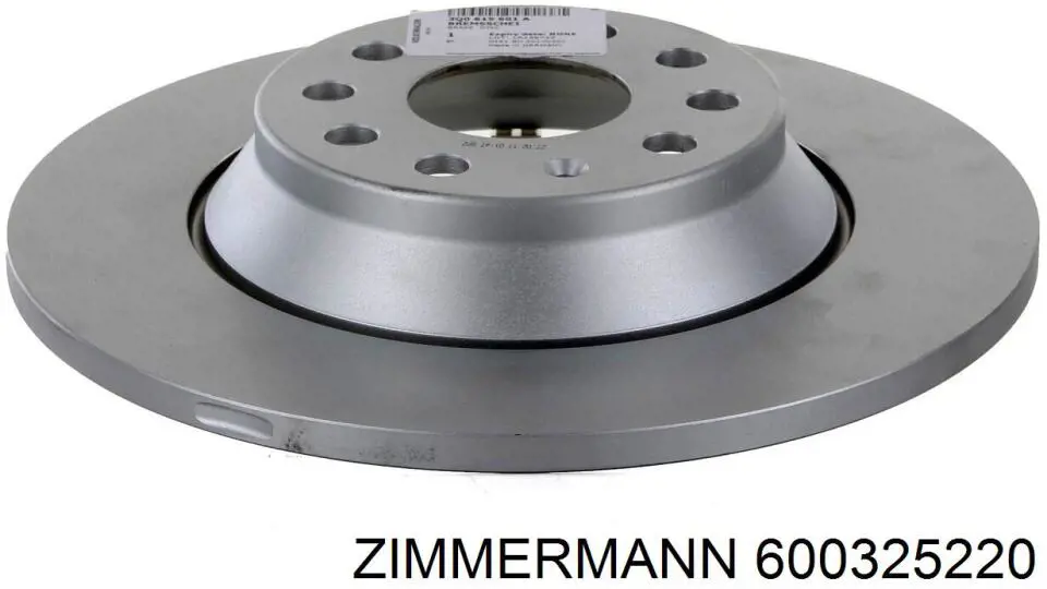 Задний тормозной диск Zimmermann 600325220 цена, от 52.62 USD