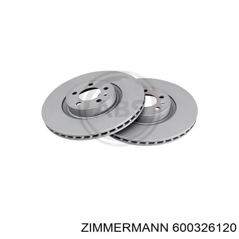 Тормоз дисковый передний Zimmermann 600326120 цена, от 66.31 USD