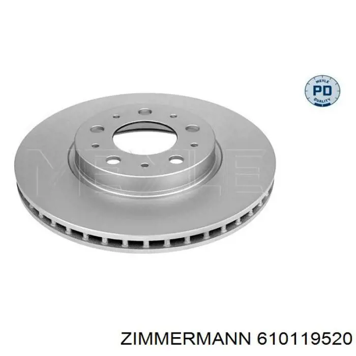 Передний тормозной диск Zimmermann 610119520