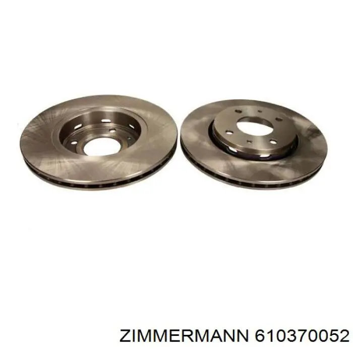 Передние тормозные диски 610370052 Zimmermann