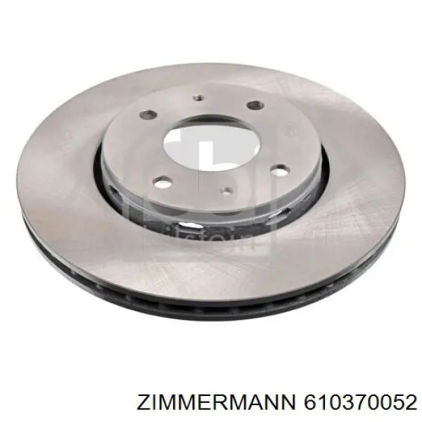 Передний тормозной диск Zimmermann 610370052