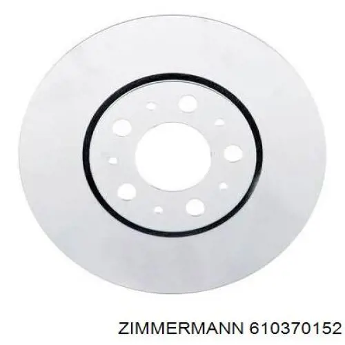 610370152 Zimmermann Диск тормозной передний