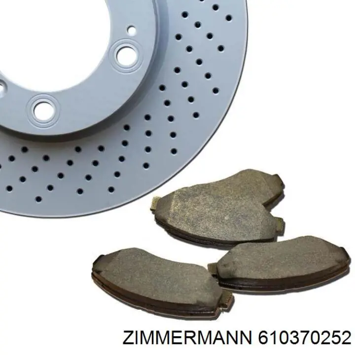 Тормоз дисковый передний Zimmermann 610370252 цена, от 57.57 USD