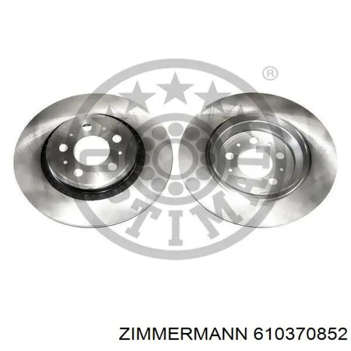 Задний тормозной диск Zimmermann 610370852 цена, от 92.29 USD