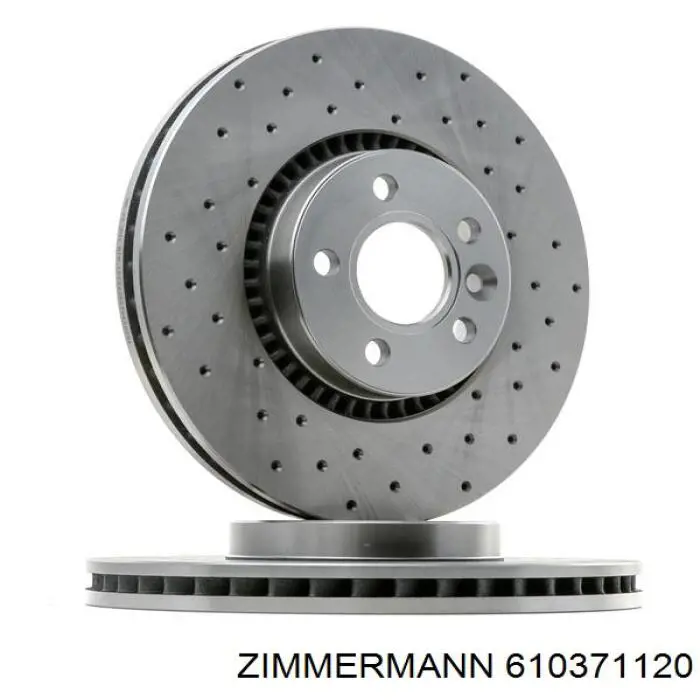 Передний тормозной диск Zimmermann 610371120