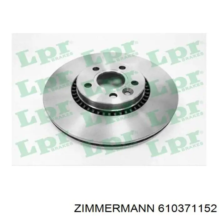 Тормоз дисковый передний Zimmermann 610371152 цена, от 107.89 USD