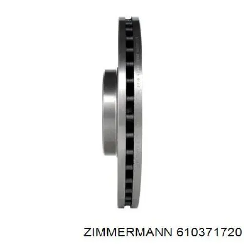 Передние тормозные диски 610371720 Zimmermann