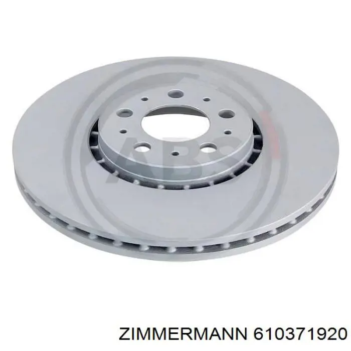 Тормоз дисковый передний Zimmermann 610371920 цена, от 89.72 USD