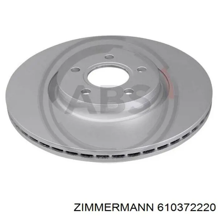 Тормоз дисковый передний Zimmermann 610372220 цена, от 49.83 USD