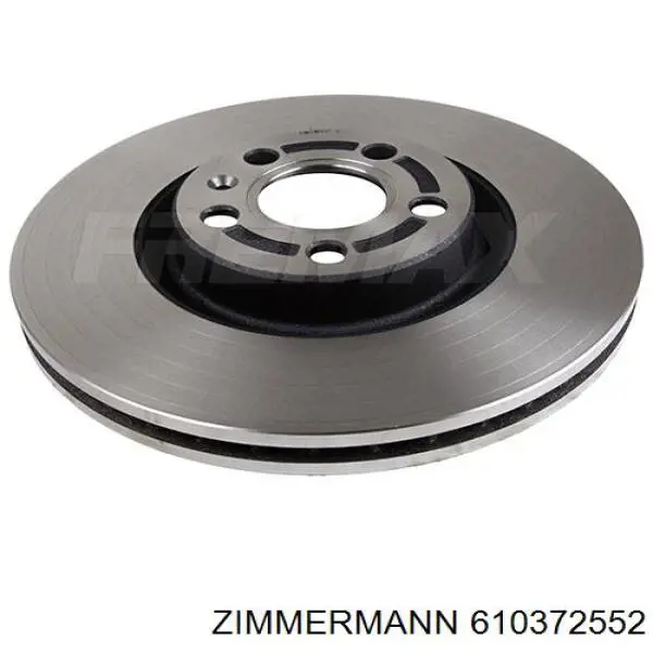 Передние тормозные диски 610372552 Zimmermann