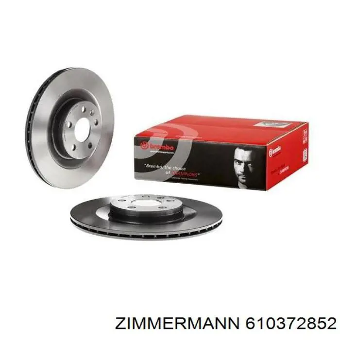 Задний тормозной диск Zimmermann 610372852 цена, от 100.15 USD