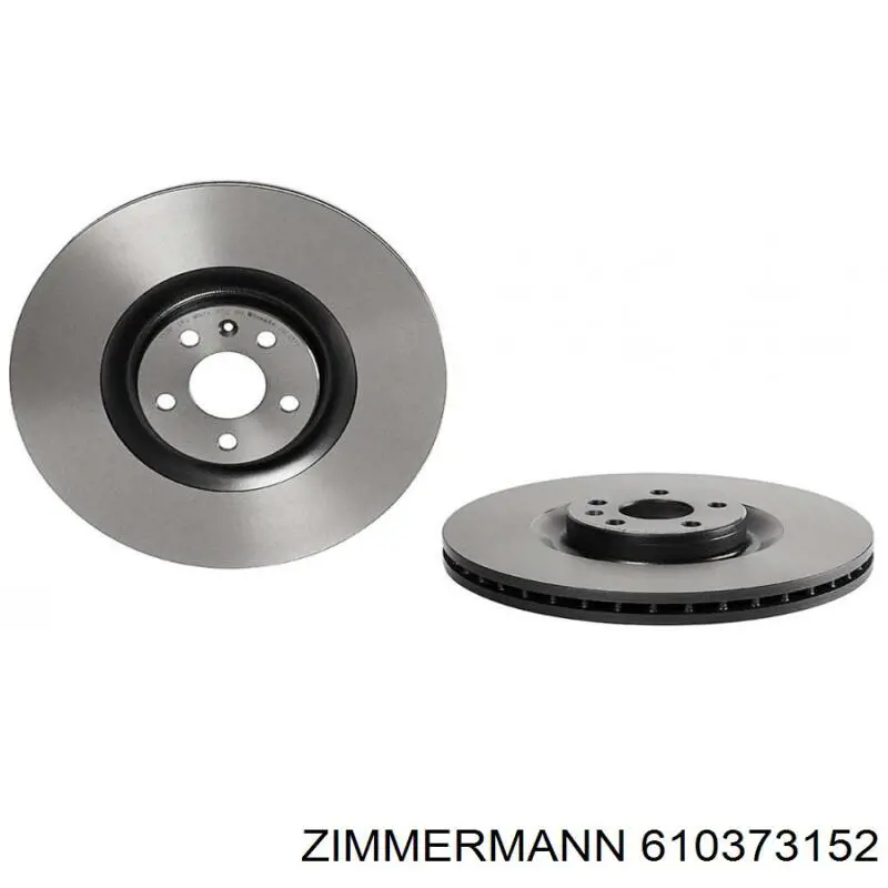 Тормоз дисковый передний Zimmermann 610373152 цена, от 135.48 USD