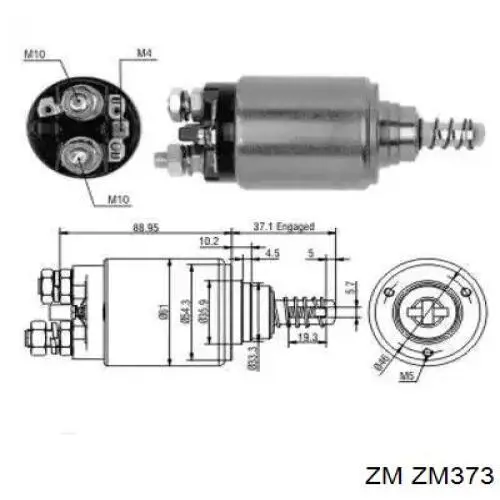 Купить ZM373 ZM Тяговое реле