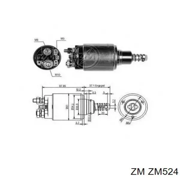 Втягивающее ZM ZM524 цена, от 22.02 USD