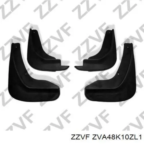 ZVA48K10ZL1 Zzvf Брызговик задний левый