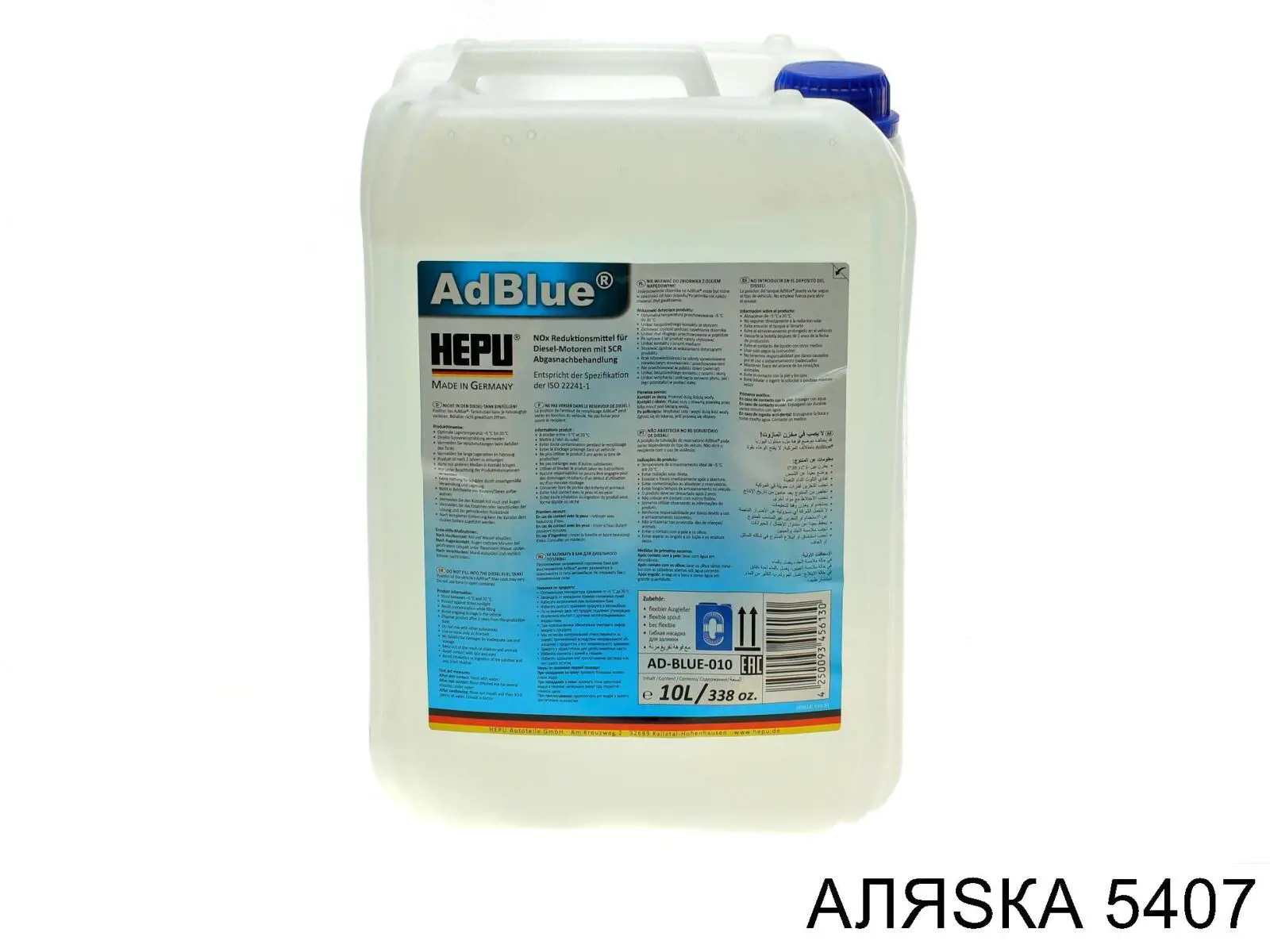 5407 Аляsка fluido ad blue, ureia