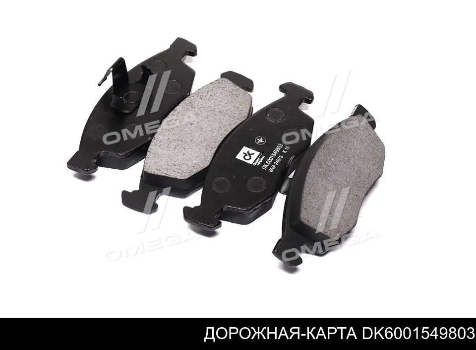 Передние тормозные колодки DK6001549803 Дорожная Карта