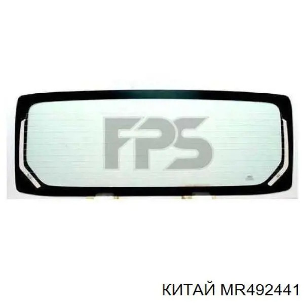 GS3735D22 XYG Стекло двери задка